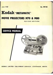 Kodak Instamatic M 80 manual. Camera Instructions.